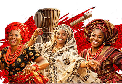 Traditional African celebration