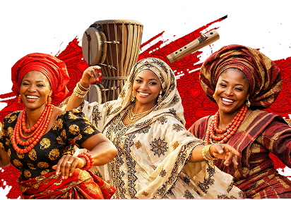 Traditional African celebration